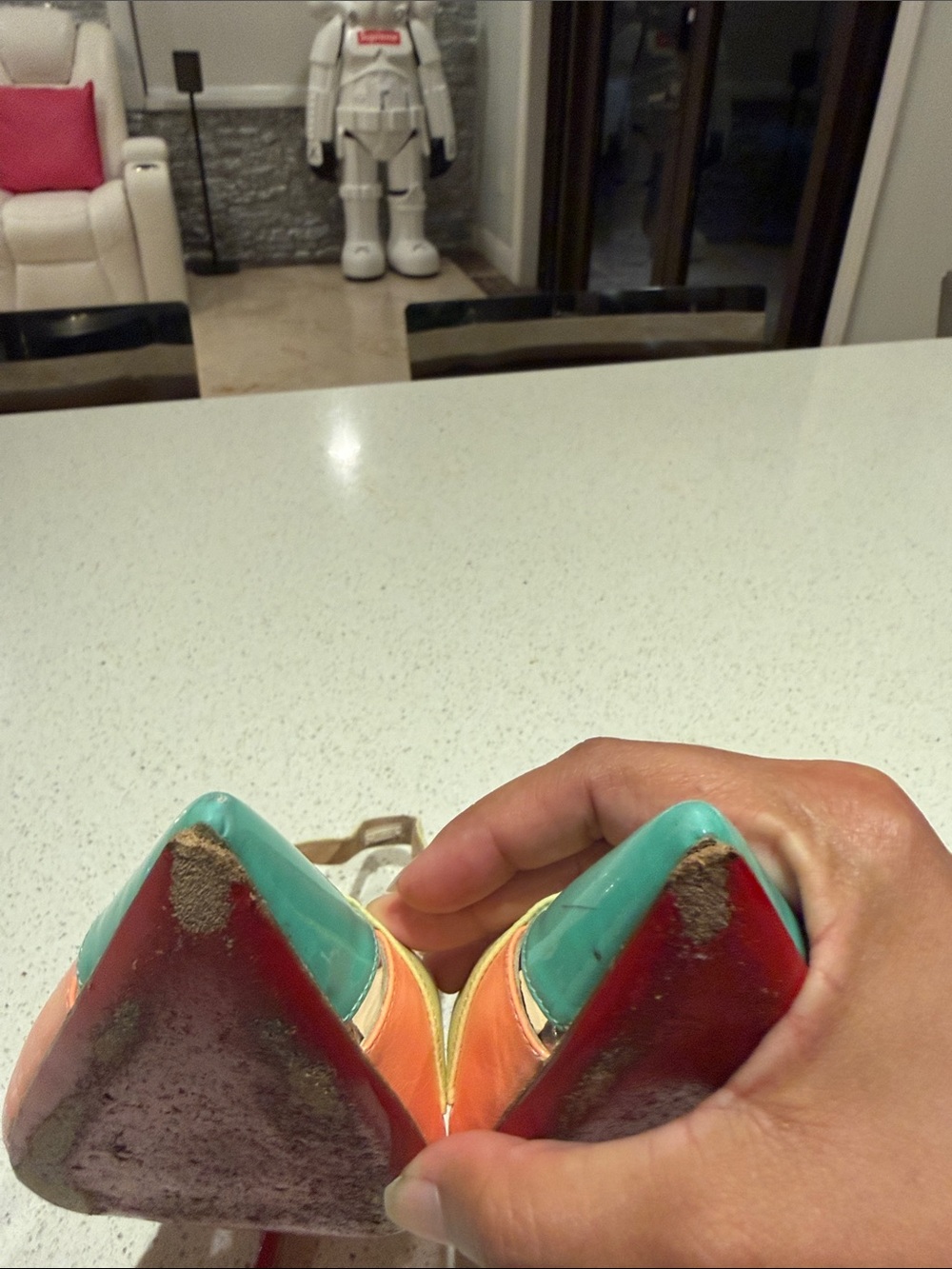 Christian Louboutin heels and bag set - Picture 5 of 7